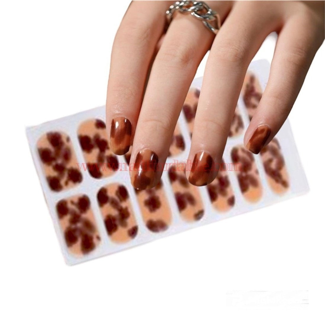 Tortoise Nail Wraps | Semi Cured Gel Wraps | Gel Nail Wraps |Nail Polish | Nail Stickers