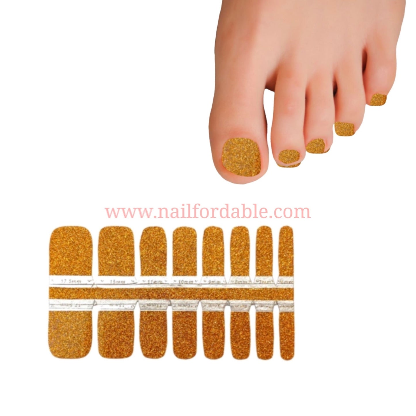 Champagne glitter Nail Wraps | Semi Cured Gel Wraps | Gel Nail Wraps |Nail Polish | Nail Stickers