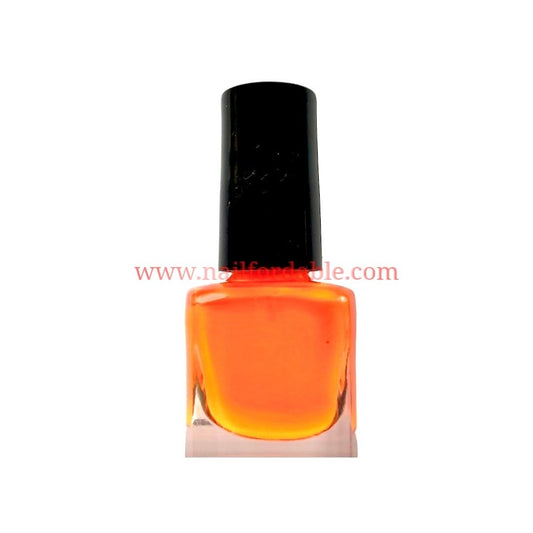 Orange neon Nail Wraps | Semi Cured Gel Wraps | Gel Nail Wraps |Nail Polish | Nail Stickers