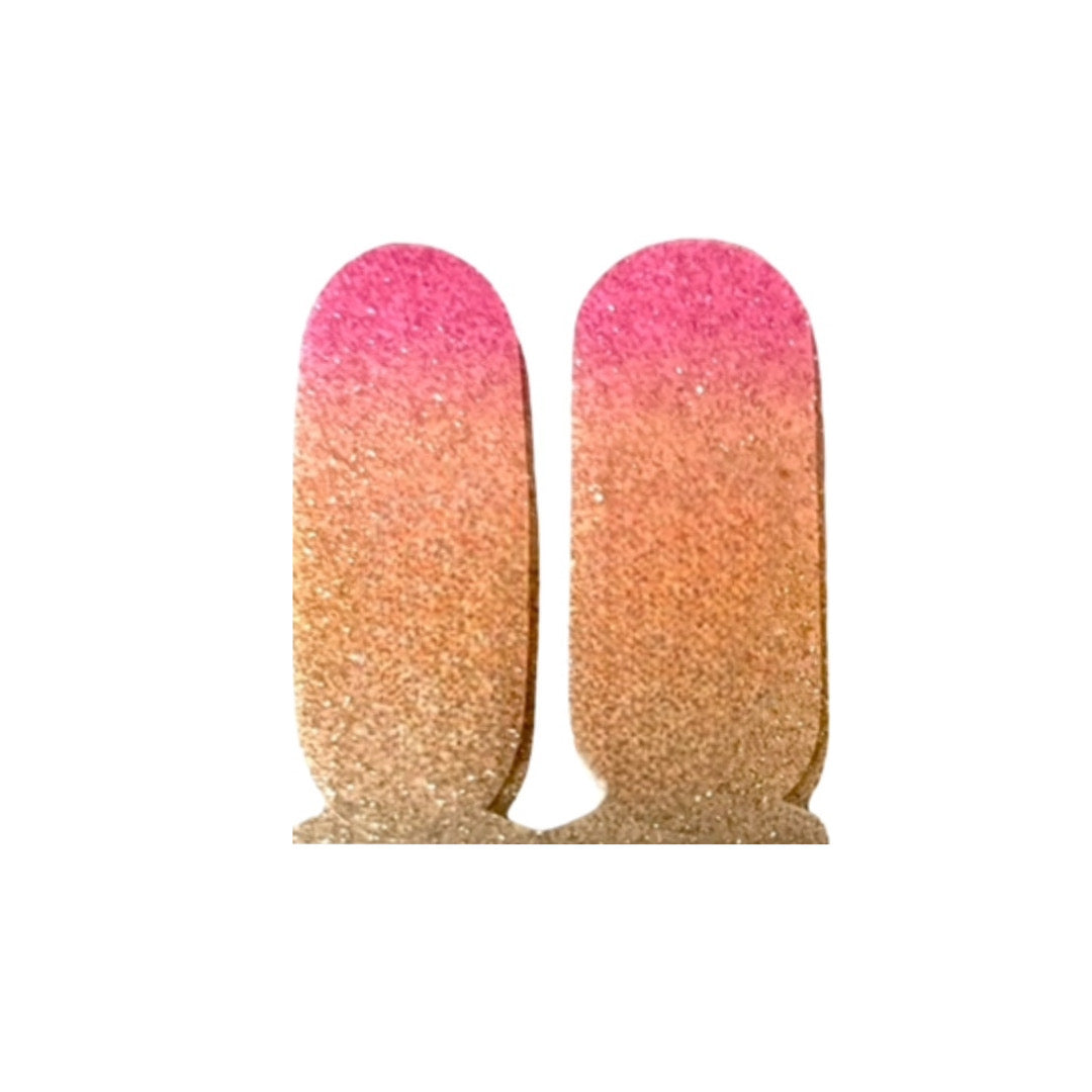 Pink to gold accents | Nail Wraps | Nail Stickers | Nail Strips | Gel Nails | Nail Polish Wraps - Nailfordable