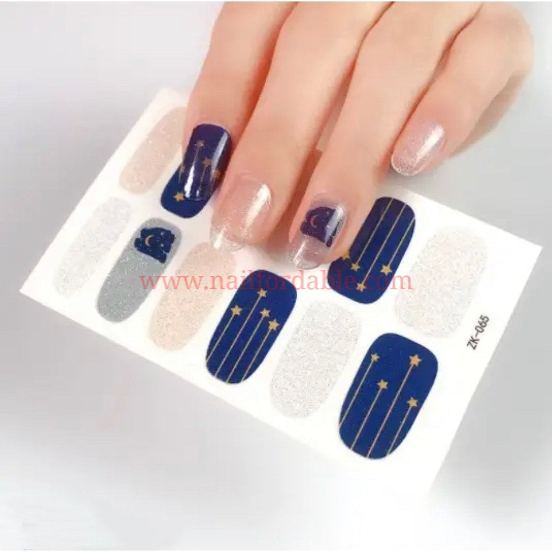 Raising stars | Nail Wraps | Nail Stickers | Nail Strips | Gel Nails | Nail Polish Wraps - Nailfordable