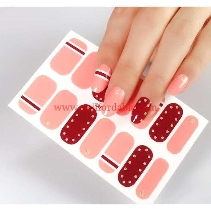 Around circles | Nail Wraps | Nail Stickers | Nail Strips | Gel Nails | Nail Polish Wraps - Nailfordable