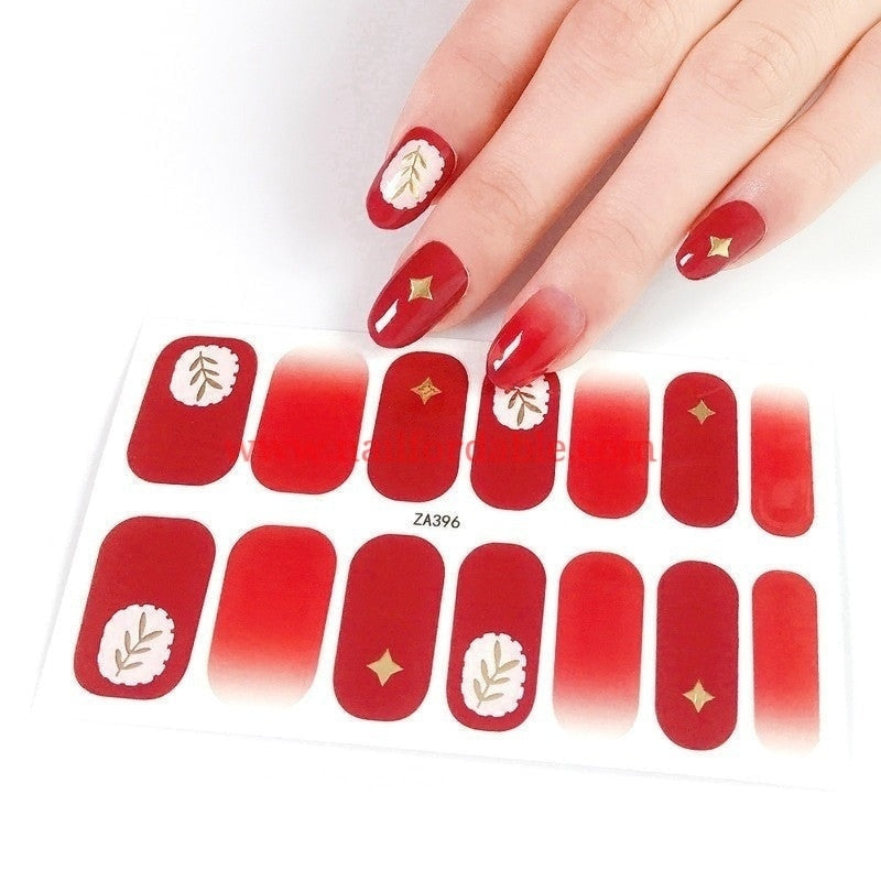 Gold Leaf | Nail Wraps | Nail Stickers | Nail Strips | Gel Nails | Nail Polish Wraps - Nailfordable