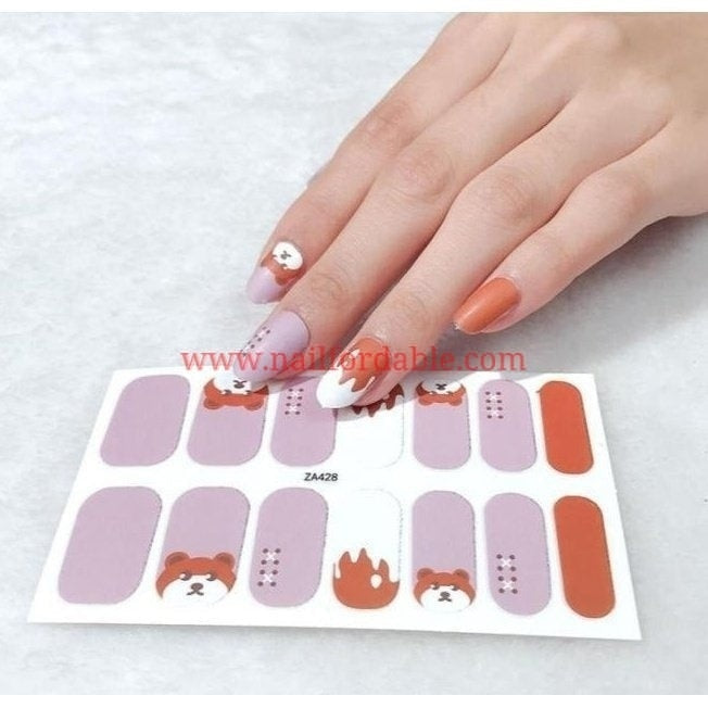 Papa Bear | Nail Wraps | Nail Stickers | Nail Strips | Gel Nails | Nail Polish Wraps - Nailfordable
