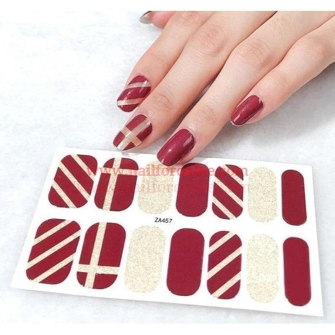 Wrapped present | Nail Wraps | Nail Stickers | Nail Strips | Gel Nails | Nail Polish Wraps - Nailfordable