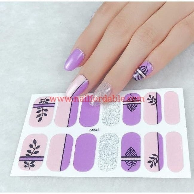 Black Branch | Nail Wraps | Nail Stickers | Nail Strips | Gel Nails | Nail Polish Wraps - Nailfordable