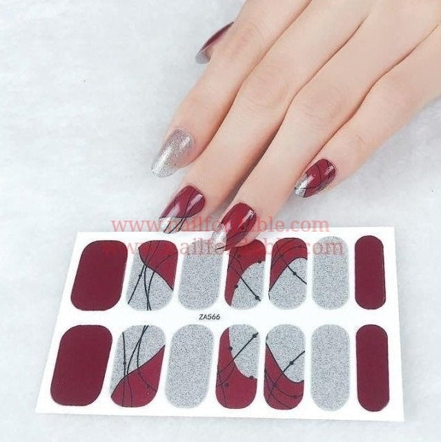 Black Branches | Nail Wraps | Nail Stickers | Nail Strips | Gel Nails | Nail Polish Wraps - Nailfordable