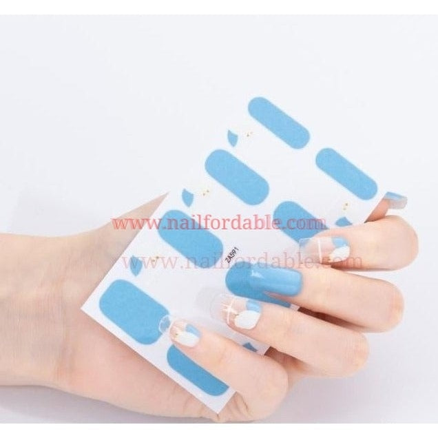 Partial circles | Nail Wraps | Nail Stickers | Nail Strips | Gel Nails | Nail Polish Wraps - Nailfordable