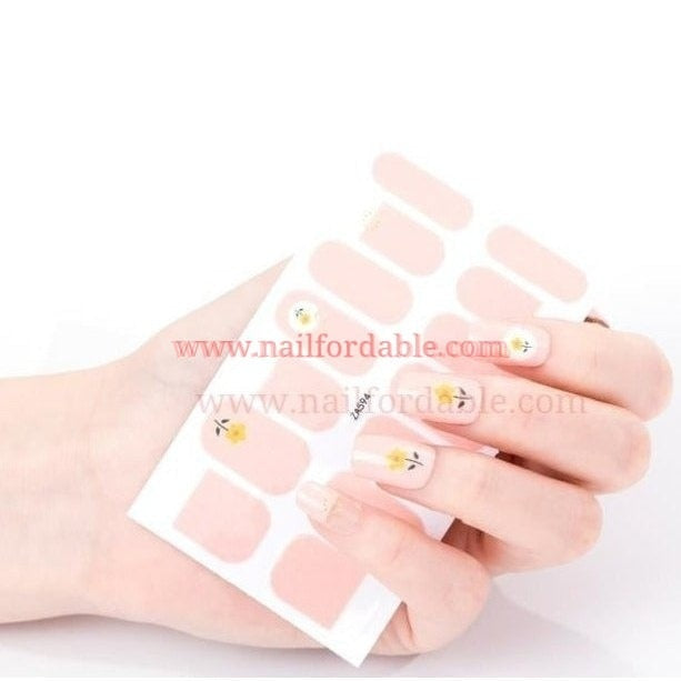 Yellow Sunflower | Nail Wraps | Nail Stickers | Nail Strips | Gel Nails | Nail Polish Wraps - Nailfordable