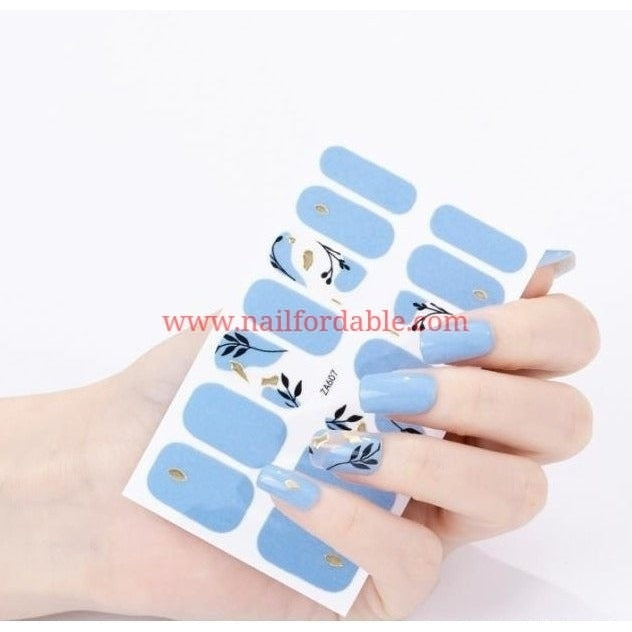 Black branches | Nail Wraps | Nail Stickers | Nail Strips | Gel Nails | Nail Polish Wraps - Nailfordable