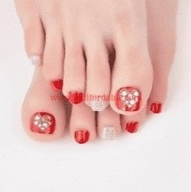 Bubble heart | Nail Wraps | Nail Stickers | Nail Strips | Gel Nails | Nail Polish Wraps - Nailfordable