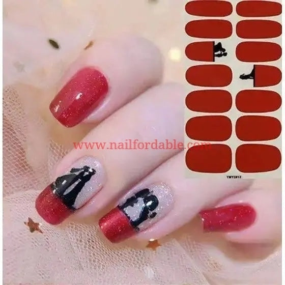 Couple lovers | Nail Wraps | Nail Stickers | Nail Strips | Gel Nails | Nail Polish Wraps - Nailfordable