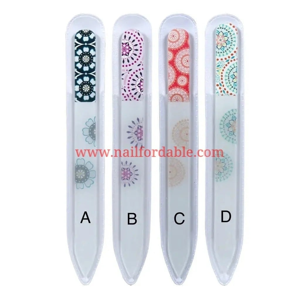 Glass Nail Files Nail Wraps | Semi Cured Gel Wraps | Gel Nail Wraps |Nail Polish | Nail Stickers