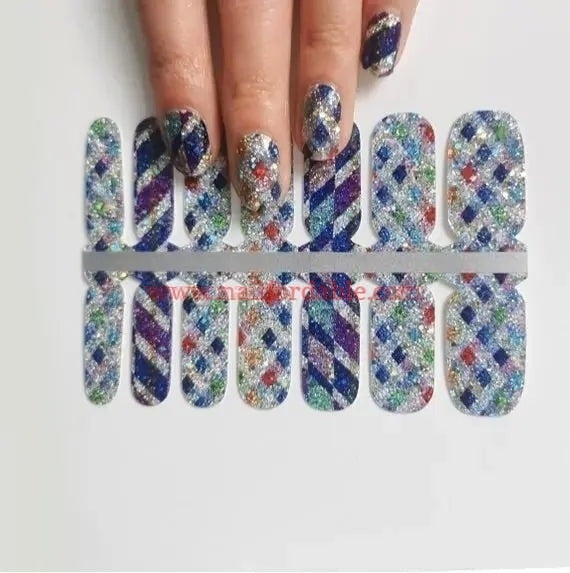 Rhombuses and patterns | Nail Wraps | Nail Stickers | Nail Strips | Gel Nails | Nail Polish Wraps - Nailfordable