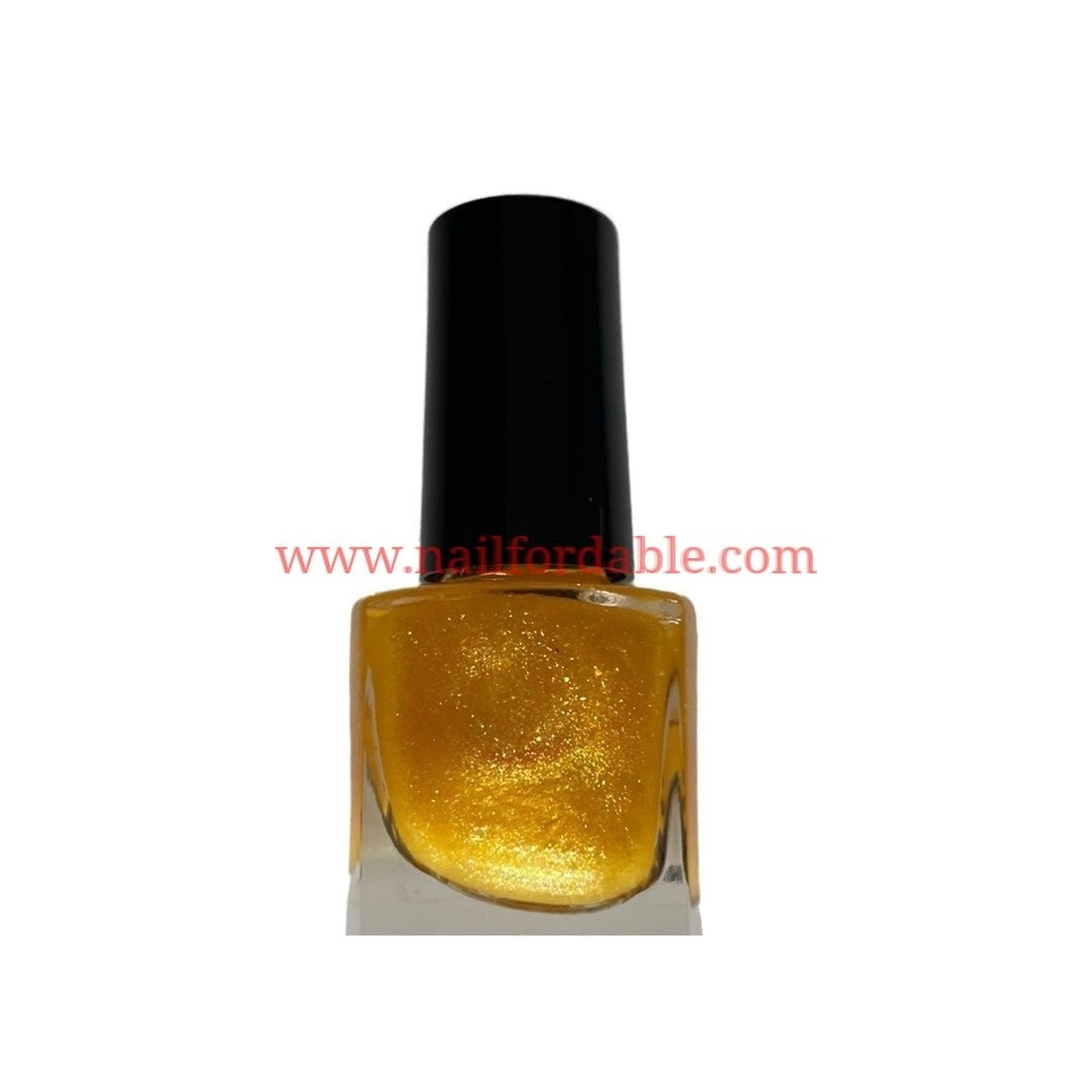 Yellow Glossy Nail Wraps | Semi Cured Gel Wraps | Gel Nail Wraps |Nail Polish | Nail Stickers
