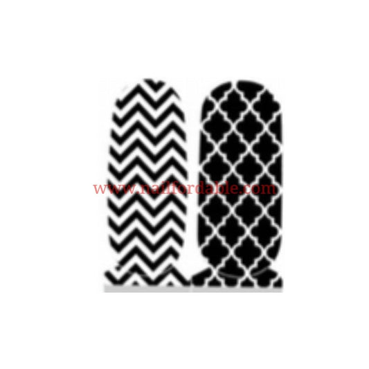 Just patterns Accents | Nail Wraps | Nail Stickers | Nail Strips | Gel Nails | Nail Polish Wraps - Nailfordable