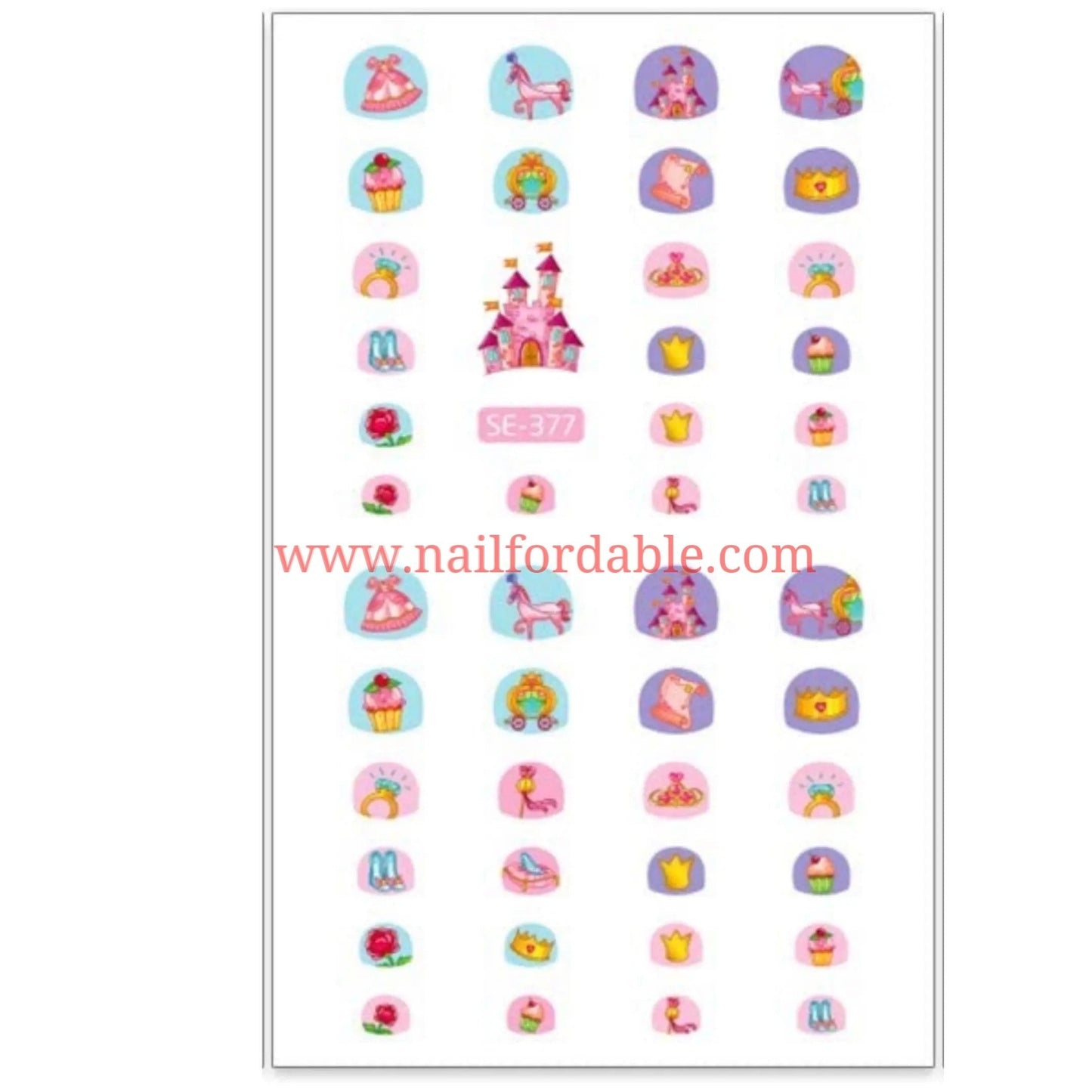 Kingdom Nail Stickers | Nail Wraps | Nail Stickers | Nail Strips | Gel Nails | Nail Polish Wraps - Nailfordable