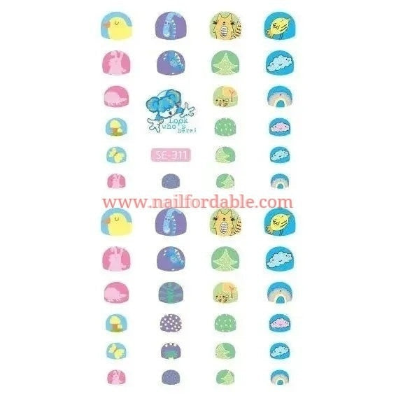 Look who is here Nail stickers | Nail Wraps | Nail Stickers | Nail Strips | Gel Nails | Nail Polish Wraps - Nailfordable