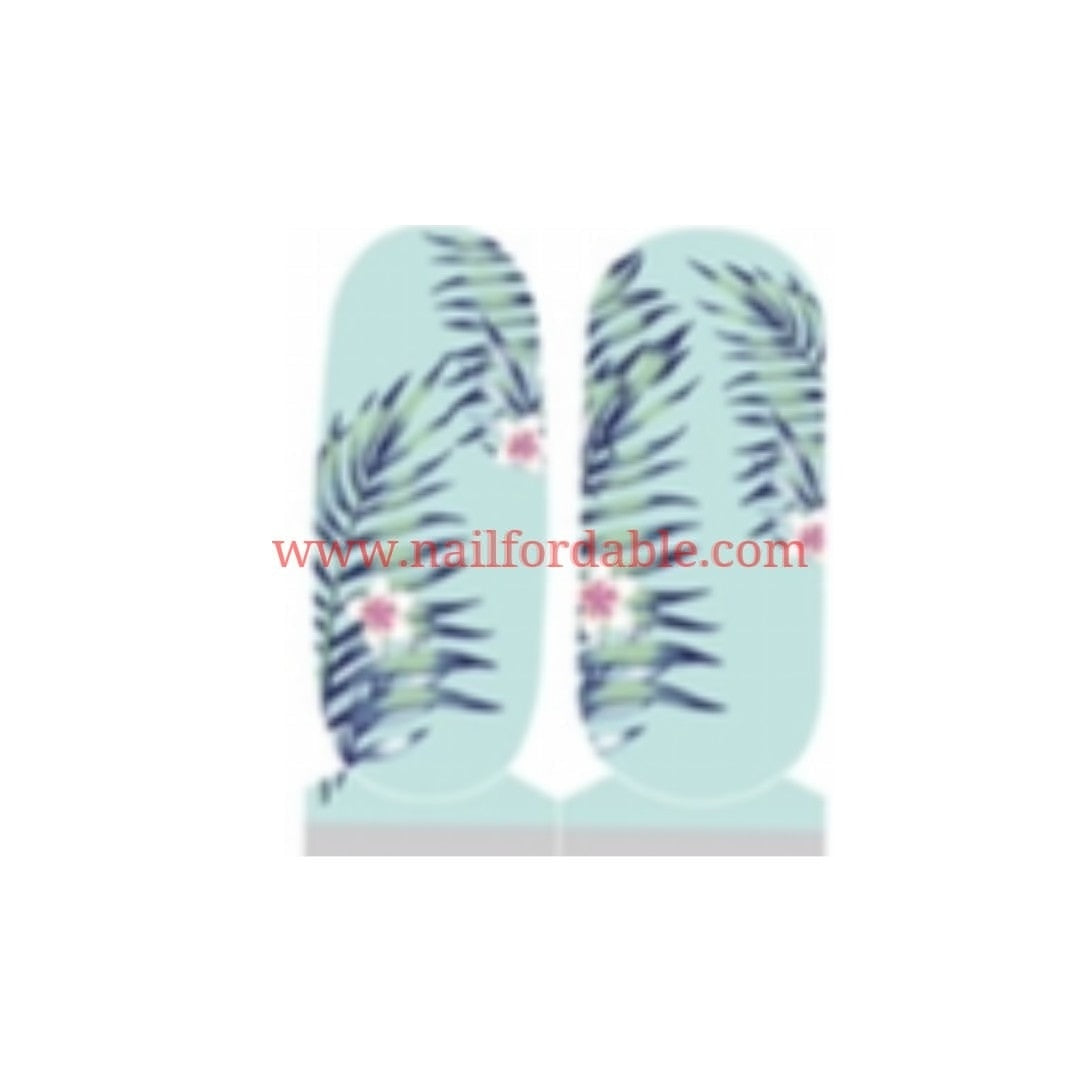 Green garden Accents | Nail Wraps | Nail Stickers | Nail Strips | Gel Nails | Nail Polish Wraps - Nailfordable