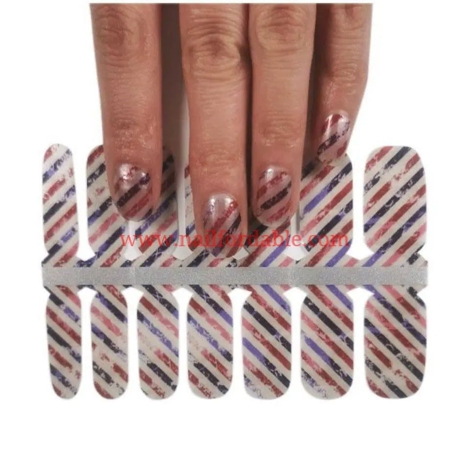 Retro | Nail Wraps | Nail Stickers | Nail Strips | Gel Nails | Nail Polish Wraps - Nailfordable