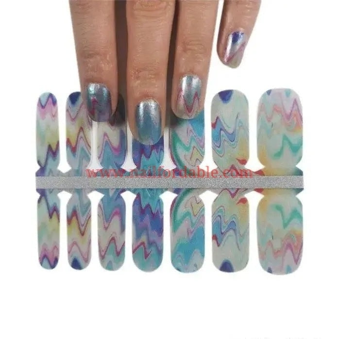 Sound colors | Nail Wraps | Nail Stickers | Nail Strips | Gel Nails | Nail Polish Wraps - Nailfordable