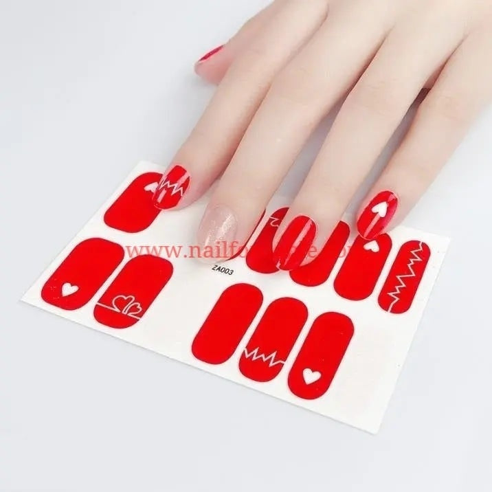 Love rate Nail Wraps Nail Stickers Nail Strips Gel Nails Nail