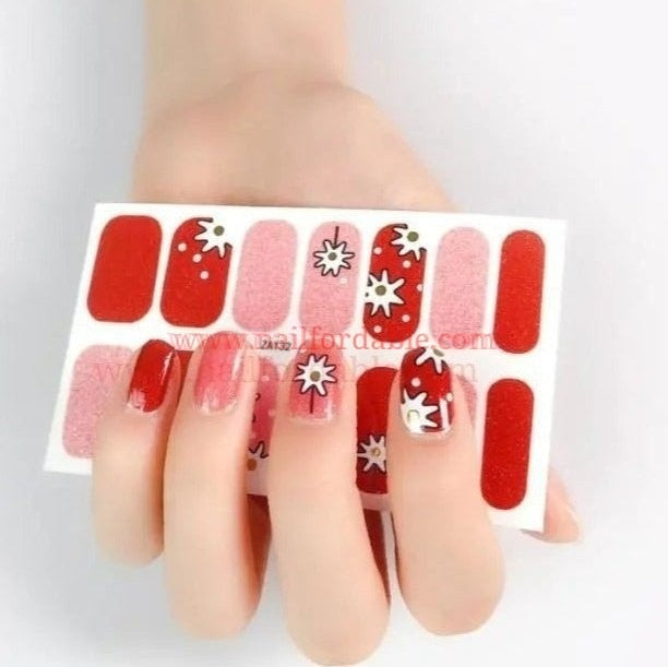 Jasmines | Nail Wraps | Nail Stickers | Nail Strips | Gel Nails | Nail Polish Wraps - Nailfordable