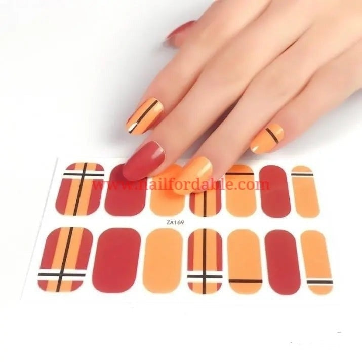 Intersection | Nail Wraps | Nail Stickers | Nail Strips | Gel Nails | Nail Polish Wraps - Nailfordable