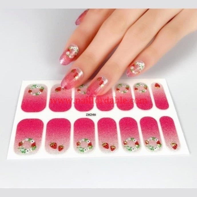 Christmas Wreaths | Nail Wraps | Nail Stickers | Nail Strips | Gel Nails | Nail Polish Wraps - Nailfordable