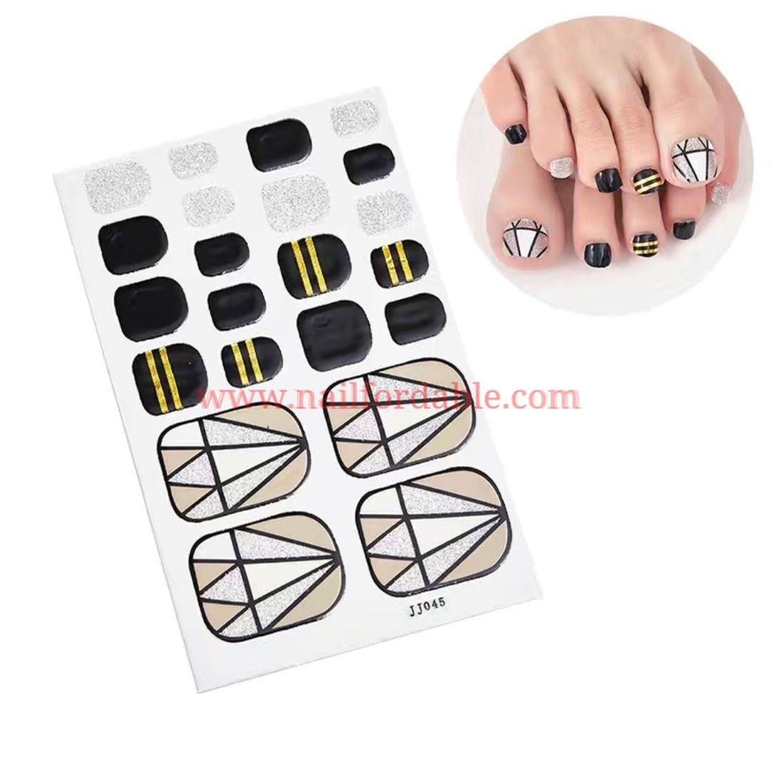 Diamond | Nail Wraps | Nail Stickers | Nail Strips | Gel Nails | Nail Polish Wraps - Nailfordable