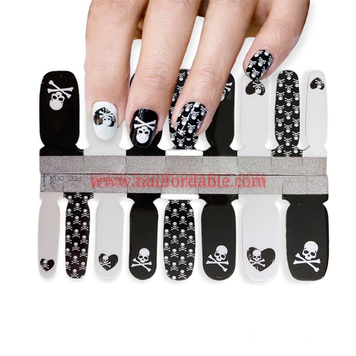 Danger | Nail Wraps | Nail Stickers | Nail Strips | Gel Nails | Nail Polish Wraps - Nailfordable