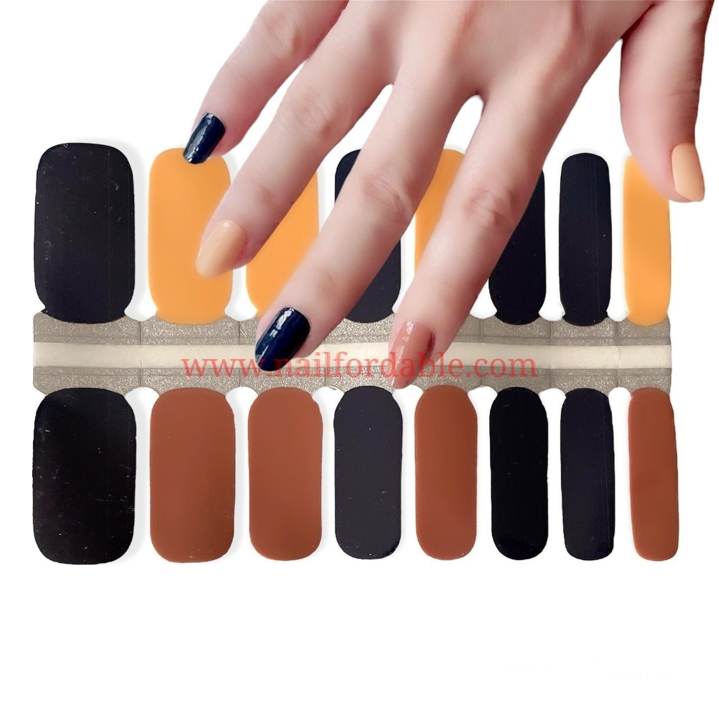 Light to Dark | Nail Wraps | Nail Stickers | Nail Strips | Gel Nails | Nail Polish Wraps - Nailfordable