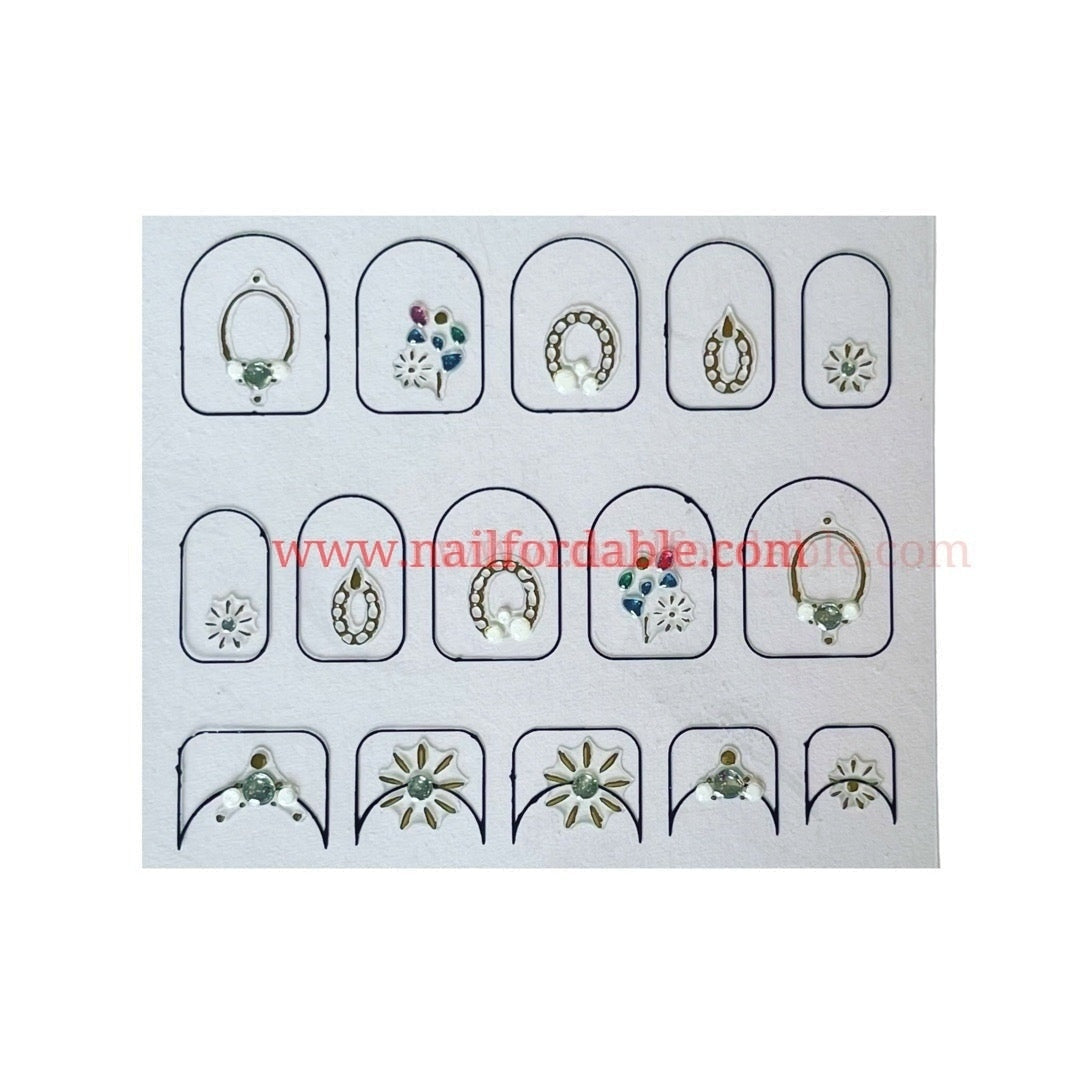 Queen treasure | Nail Wraps | Nail Stickers | Nail Strips | Gel Nails | Nail Polish Wraps - Nailfordable