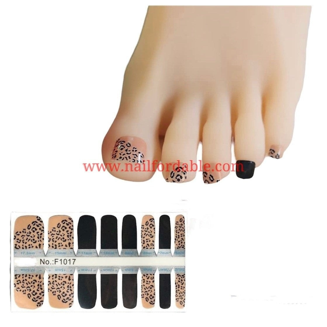 Leopard print | Nail Wraps | Nail Stickers | Nail Strips | Gel Nails | Nail Polish Wraps - Nailfordable