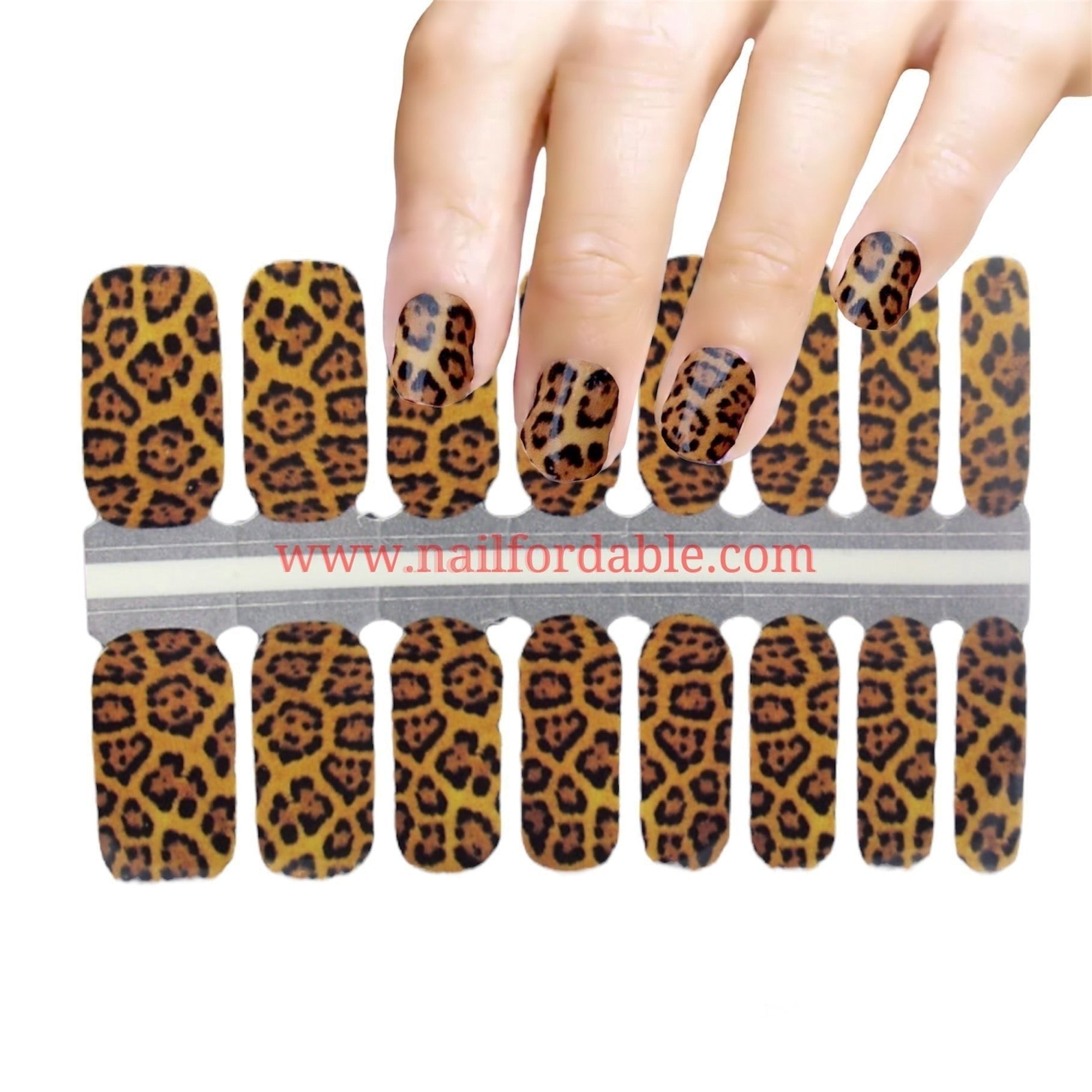 Giraffe print | Nail Wraps | Nail Stickers | Nail Strips | Gel Nails | Nail Polish Wraps - Nailfordable