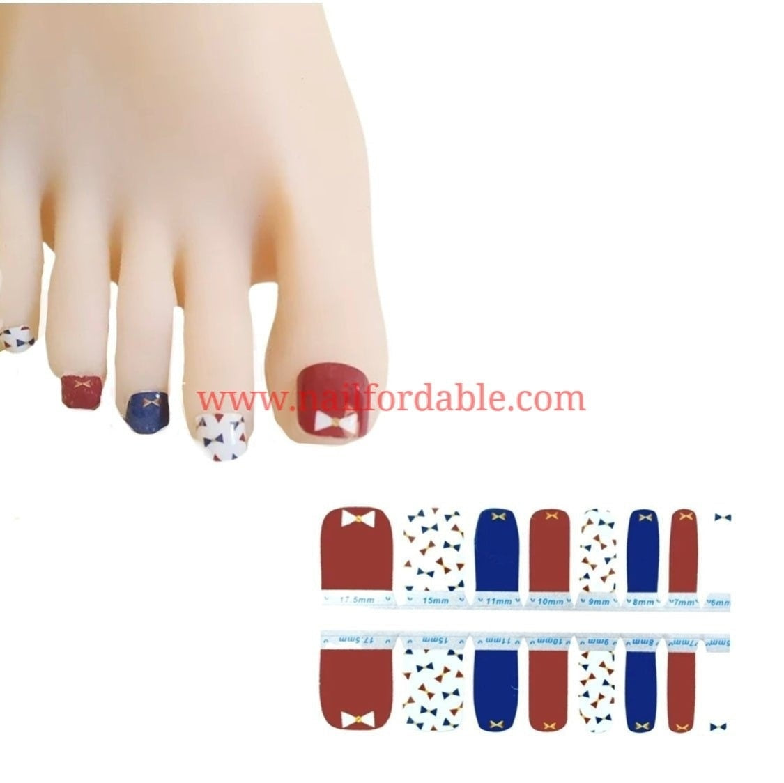 Bows | Nail Wraps | Nail Stickers | Nail Strips | Gel Nails | Nail Polish Wraps - Nailfordable