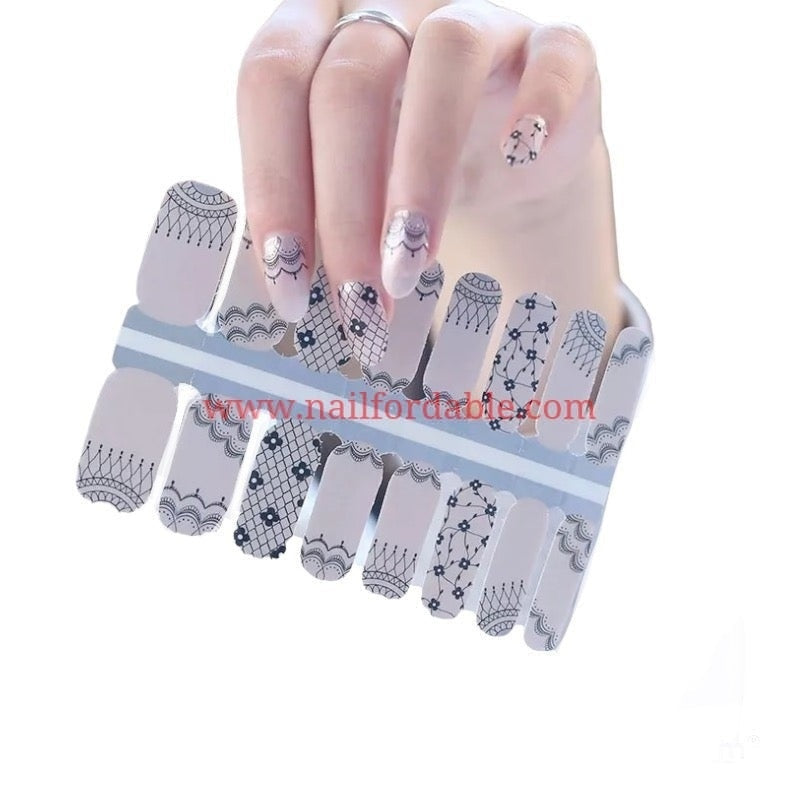 Charleston | Nail Wraps | Nail Stickers | Nail Strips | Gel Nails | Nail Polish Wraps - Nailfordable