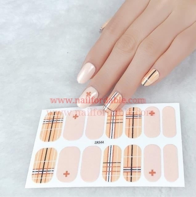 Red cross | Nail Wraps | Nail Stickers | Nail Strips | Gel Nails | Nail Polish Wraps - Nailfordable