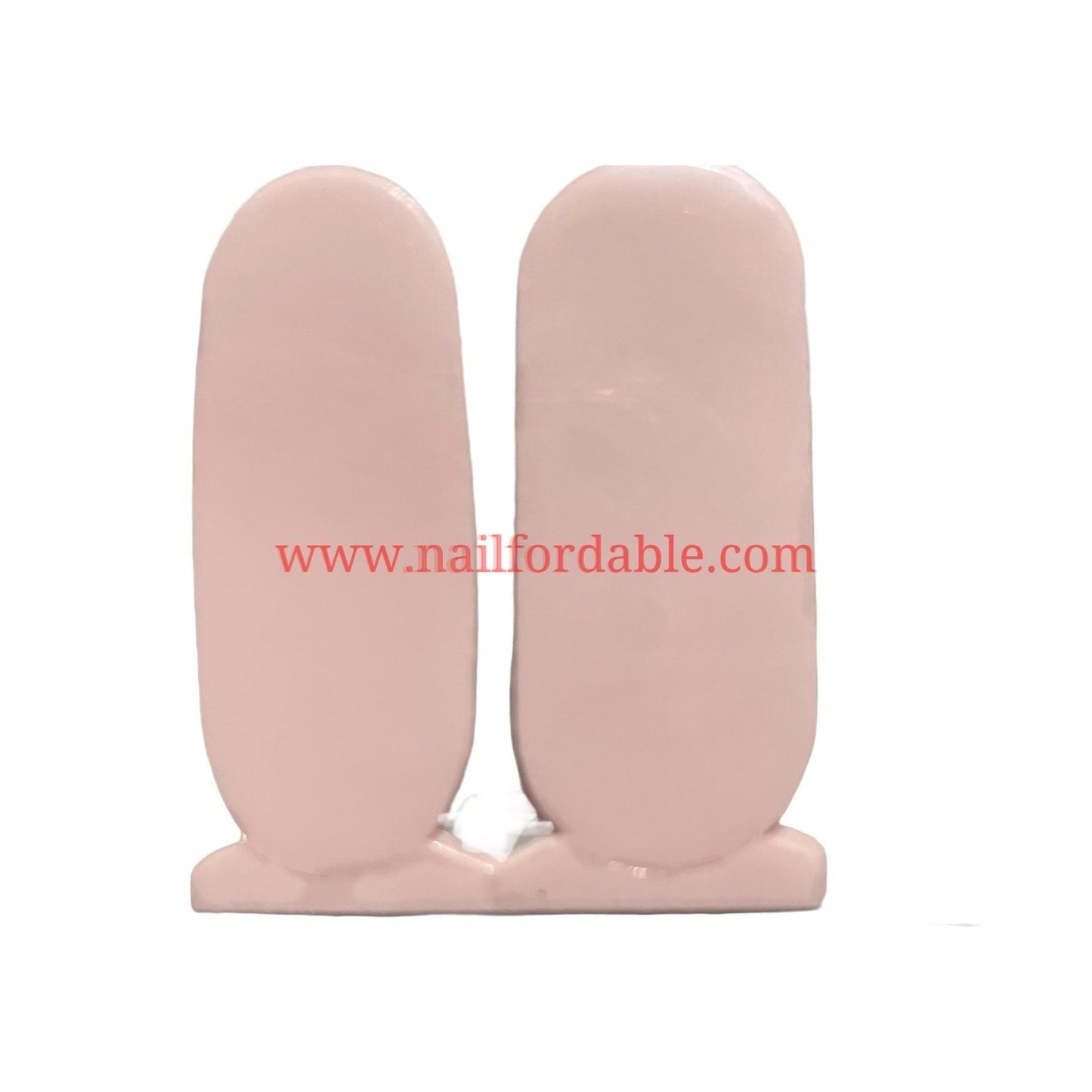 Pink solid Accents | Nail Wraps | Nail Stickers | Nail Strips | Gel Nails | Nail Polish Wraps - Nailfordable