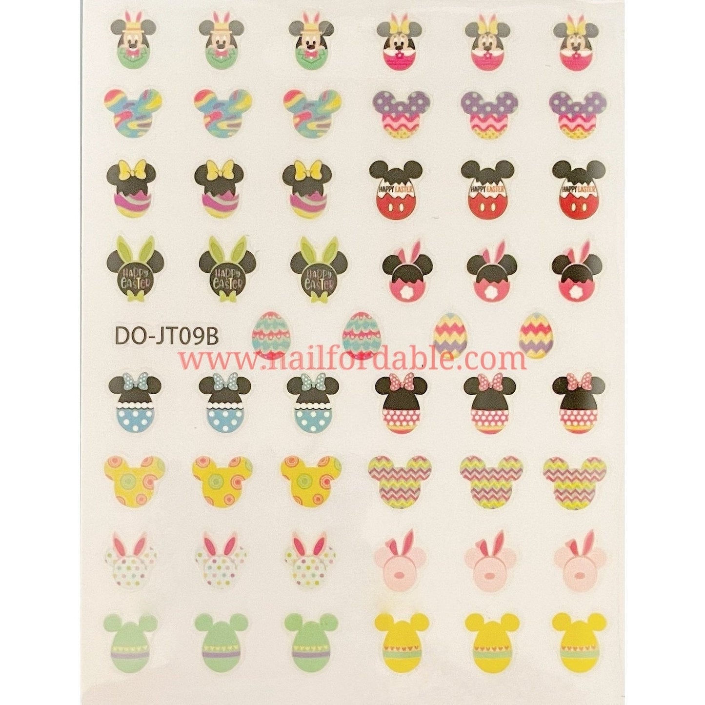 Disney Easter #2 | Nail Wraps | Nail Stickers | Nail Strips | Gel Nails | Nail Polish Wraps - Nailfordable