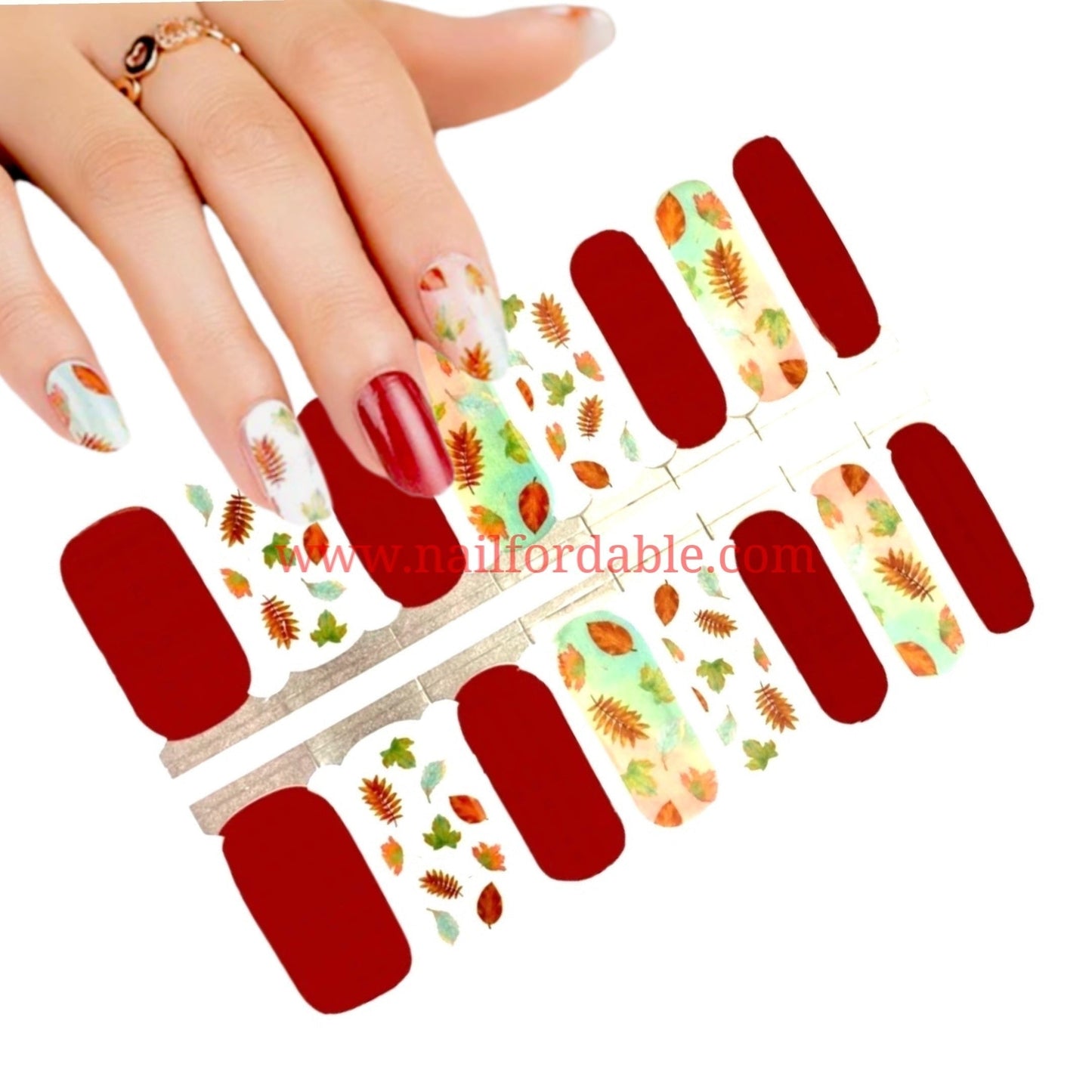 Autumn | Nail Wraps | Nail Stickers | Nail Strips | Gel Nails | Nail Polish Wraps - Nailfordable
