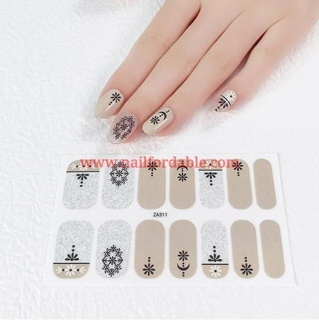 Meditation | Nail Wraps | Nail Stickers | Nail Strips | Gel Nails | Nail Polish Wraps - Nailfordable