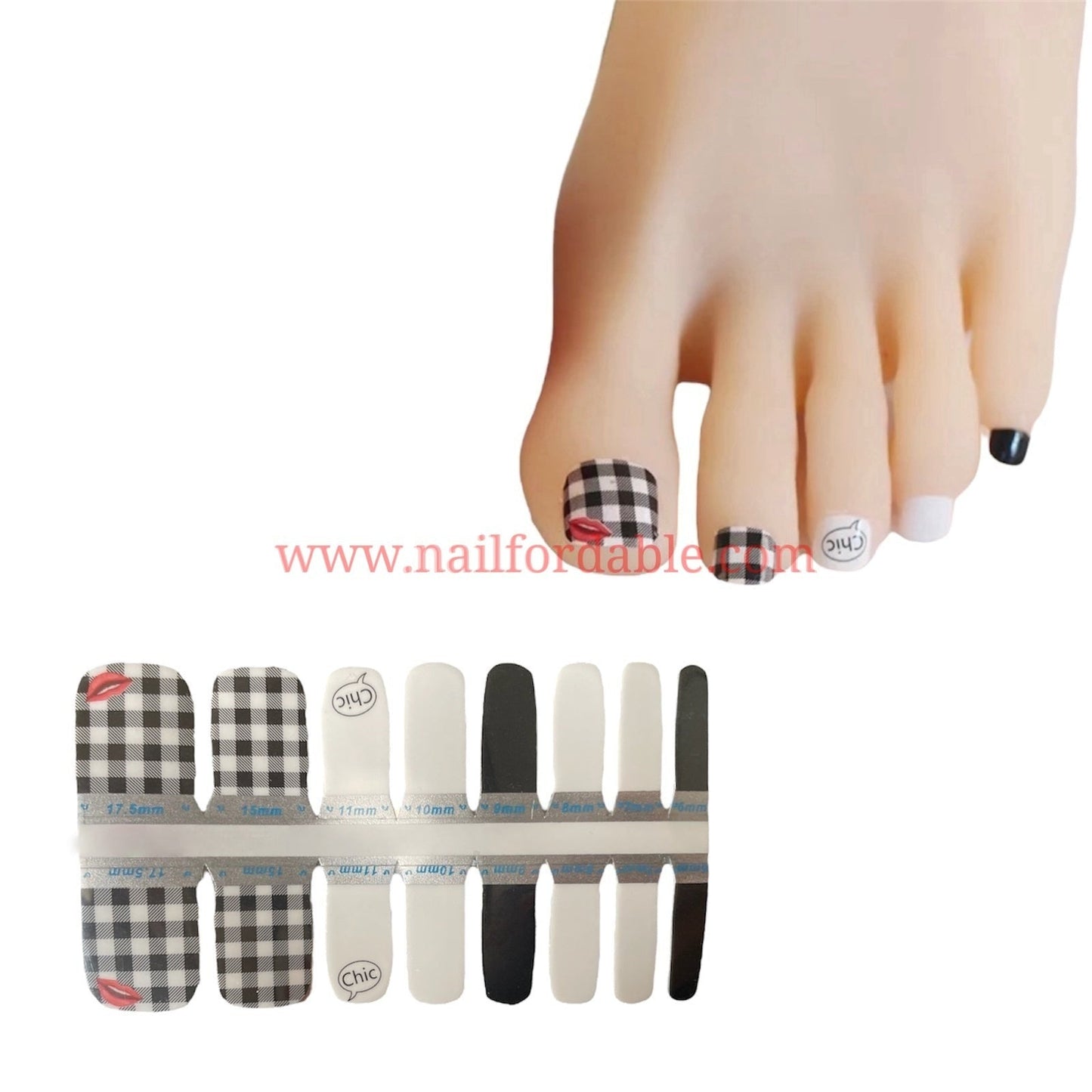 Chic | Nail Wraps | Nail Stickers | Nail Strips | Gel Nails | Nail Polish Wraps - Nailfordable