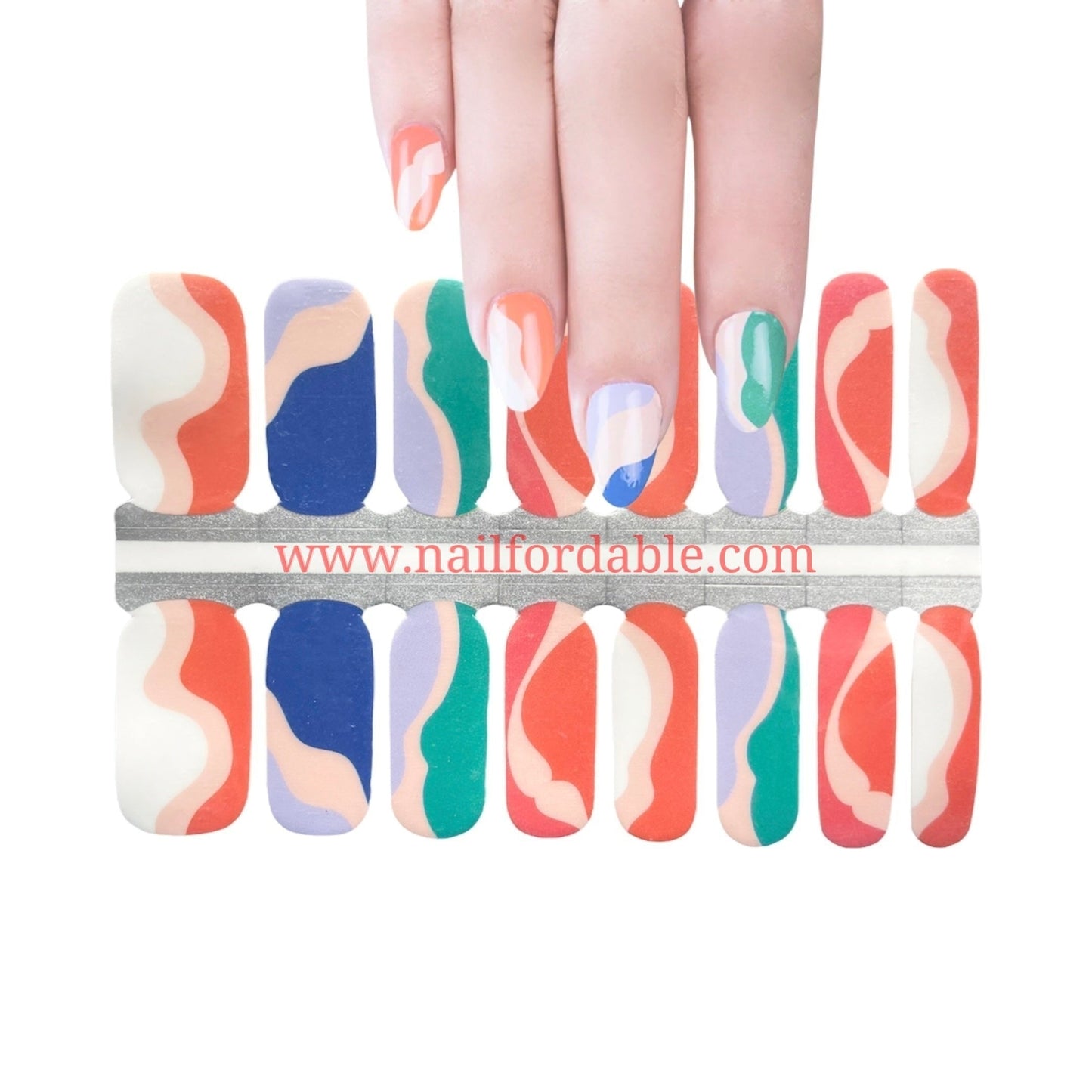 Contemporary art | Nail Wraps | Nail Stickers | Nail Strips | Gel Nails | Nail Polish Wraps - Nailfordable