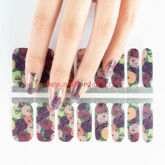 Berries Nail Wraps | Semi Cured Gel Wraps | Gel Nail Wraps |Nail Polish | Nail Stickers
