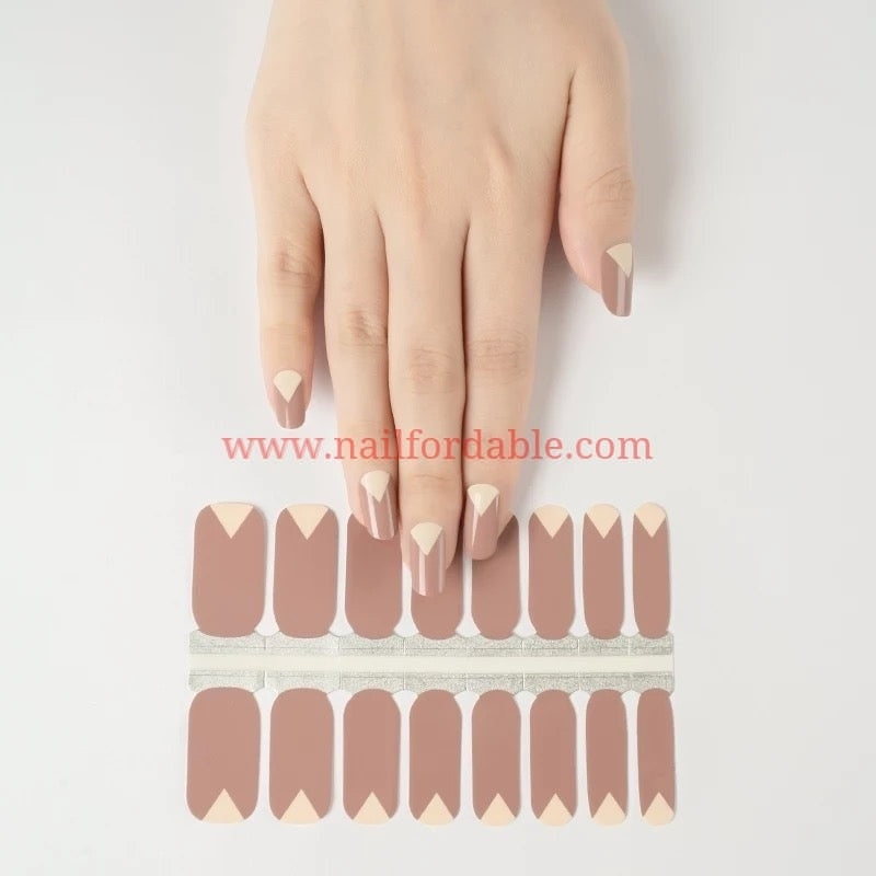 Pyramid | Nail Wraps | Nail Stickers | Nail Strips | Gel Nails | Nail Polish Wraps - Nailfordable