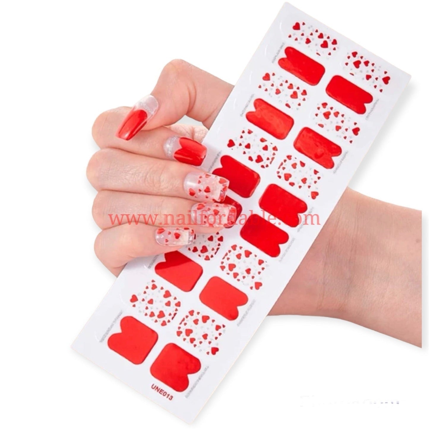 Valentine's Day | Nail Wraps | Nail Stickers | Nail Strips | Gel Nails | Nail Polish Wraps - Nailfordable