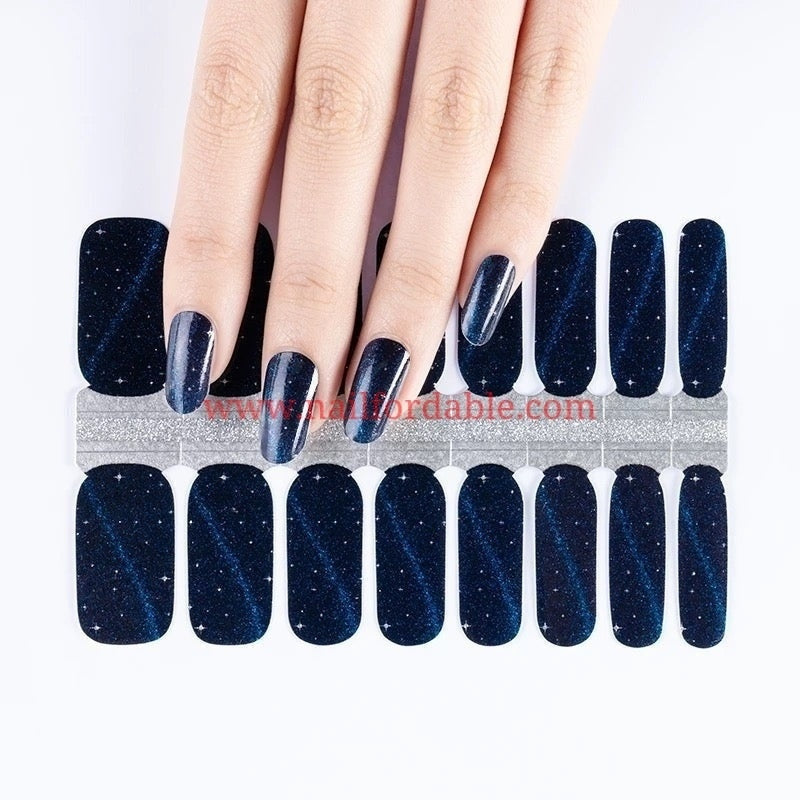 Cat eye - Galaxy | Nail Wraps | Nail Stickers | Nail Strips | Gel Nails | Nail Polish Wraps - Nailfordable