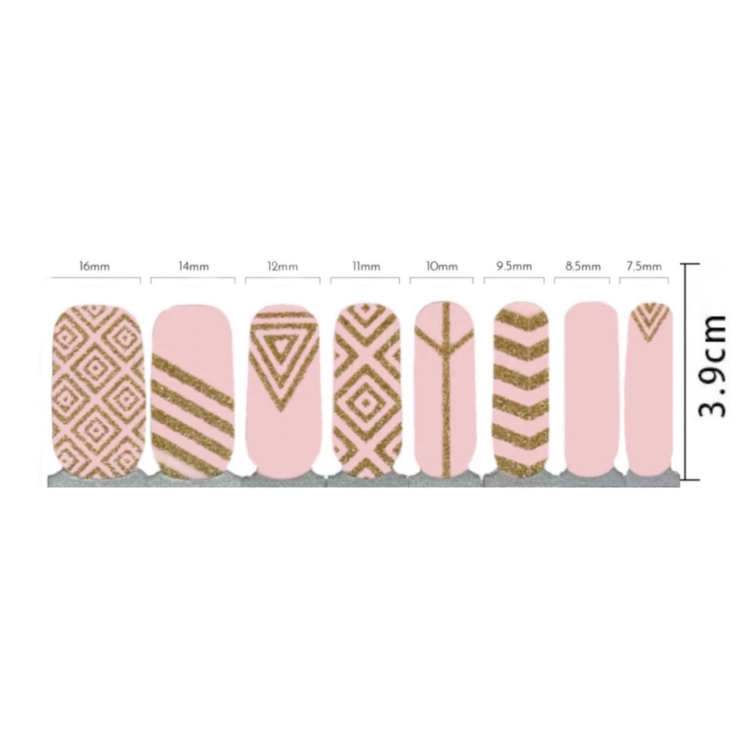 *Standard Size (16 Strips) for Manicure