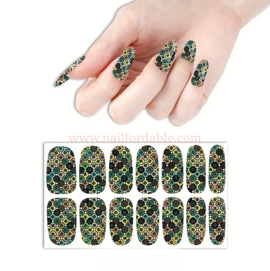 Shamrocks | Nail Wraps | Nail Stickers | Nail Strips | Gel Nails | Nail Polish Wraps - Nailfordable